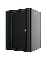 Шкаф MIRSAN 19", 20U, WTN, 600x560 мм, максимально 100 кг, черный