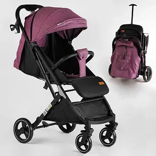 Коляска прогулочная детская "JOY" Comfort L-30201 (1) рама сталь с алюминием, футкавер, подстаканник, телескопическая ручка