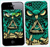 Пластиковий чохол Endorphone на iPhone 4s Сова Арт-тату (3971c-12-26985), 1K53K7954