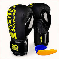 Боксерские перчатки Phantom APEX Elastic Neon Black/Yellow 16 унций, A8517ME566