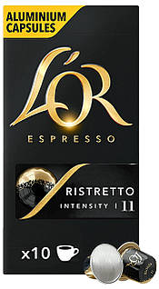 Кава L`OR капсули, Espresso Ristretto, арабіка, 10шт, Nespresso