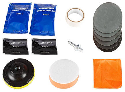 Набор для восстановления фар Neo Tools 15шт