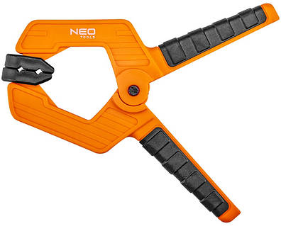 Струбцина Neo Tools, зажим пружинный, пластик, 50мм