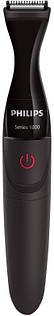 Триммер Philips Multigroom series 1000, для бороды и усов, 1хАА, насадок-4, сталь, черный