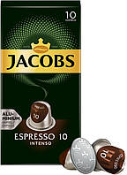Кава Jacobs  капсули, Espresso Intenso, купаж арабіка/робуста, 10шт, Nespresso