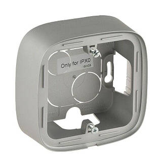 Коробка 1 пост для накладного монтажу Legrand Valena ALLURE, алюміній