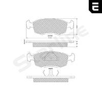 Гальмівні колодки дискові FORD ORION, FORD SCORPIO, TOYOTA HILUX STARLINE S BD S140 UA