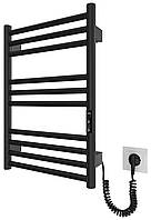 Рушникосушка Hygge Family електрична Greenwich, 570х430х80мм, таймер-регулятор, сталь, чорний матовий