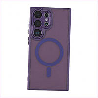 Чехол-накладка Magnetic Matte Camera Lens with Magsafe Samsung Galaxy S23+ 5G Dark Purple (35226_33 8809T9P76E