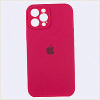 Чехол с защитой камеры Silicone Case Full Apple iPhone 13 Pro Max Red 850KH9869