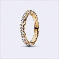 Перстень з позолотою та камінням паве 162627C01, 889XBA4630