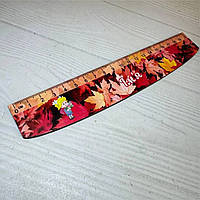 Іменна лінійка 20 см з принтом та шкалою | Персоналізована лінійка для дівчинки №8