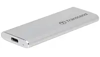 Зовнішній накопичувач SSD, 500Gb, Transcend ESD260C, Silver (TS500GESD260C)