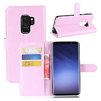 Чехол-книжка Litchie Wallet для Samsung G965 Galaxy S9 Plus Pink 30567K6C7T