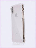 Силіконовий протиударний чохол панель + скло 9Н на Iphone XR із захистом камери прозорий Case (46364 84B0E4887