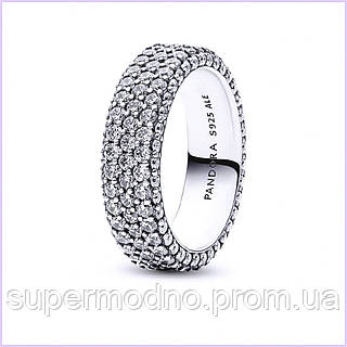 Кольцо No Brand Три ряда паве 192634C01 54 (2545256864) 88XA94497