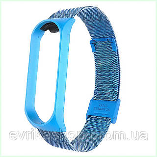 Ремінець Milanese Loop Strap для Xiaomi Mi Band 5/6 Light Blue, 6B501H780