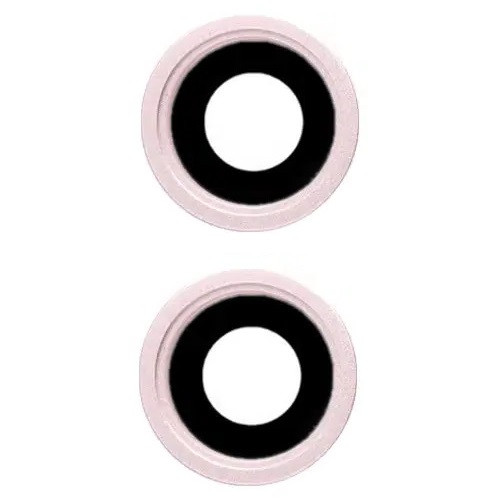 Скло камери iPhone 13 /13 Mini рожеве кільце, комплект 2 шт., фото 1