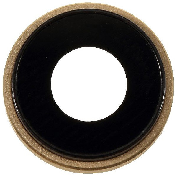 Скло камери iPhone XR жовте + кільце, фото 1