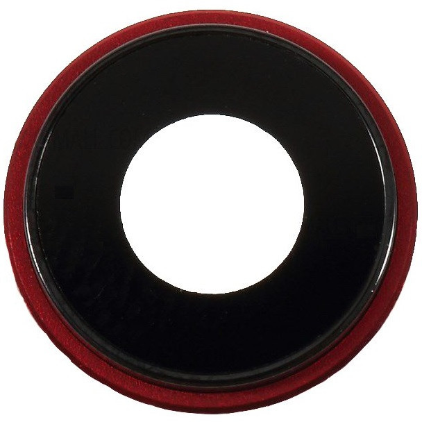 Скло камери iPhone XR червоне + кільце, фото 1