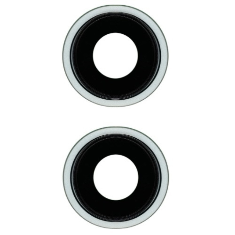 Скло камери iPhone 15 /15 Plus зелене, Green + кільце, комплект 2 шт., фото 1