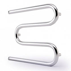 Рушникосушка з нержавіючої сталі Змійовик 25*1/2" з дугою розмір: 500*700