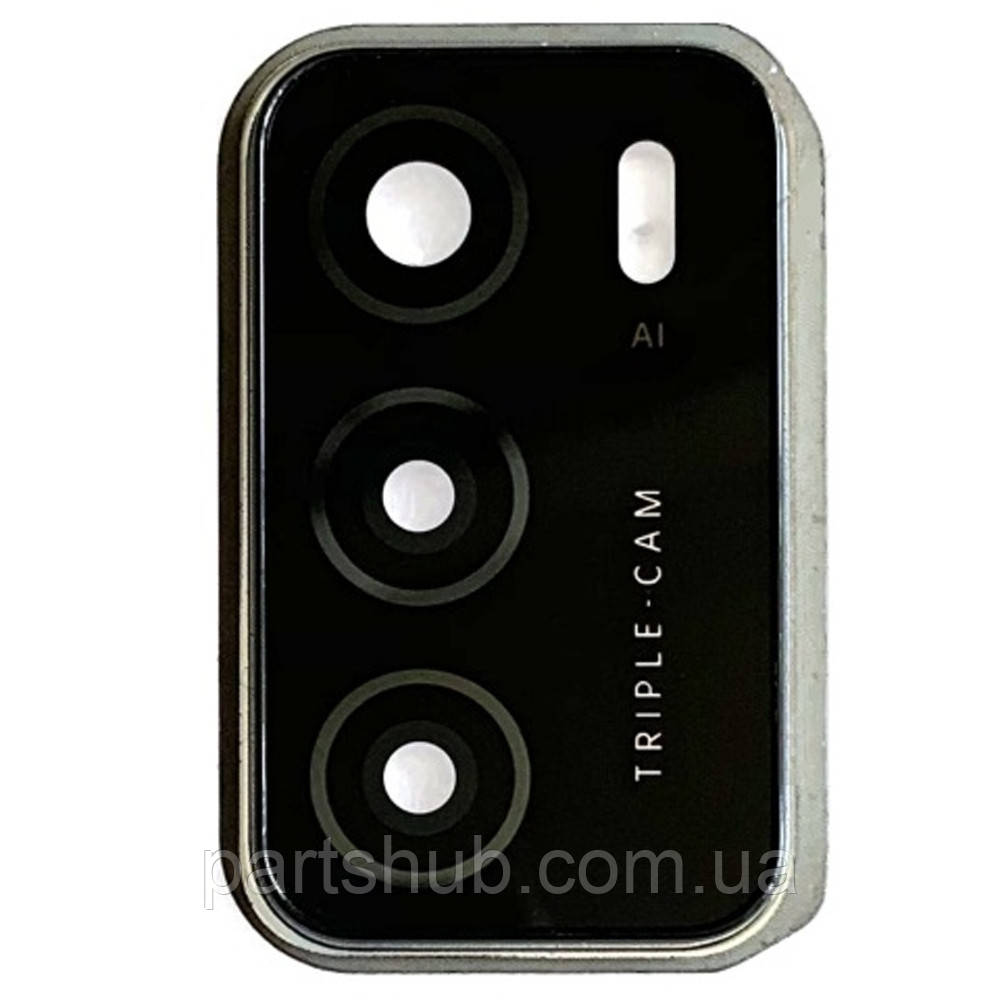 Скло камери Oppo A54s CPH2273 (з чорною рамкою), фото 1