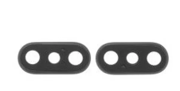 Скло камери Apple iPhone XS, iPhone XS Max з рамкою (PRC) Black, фото 1