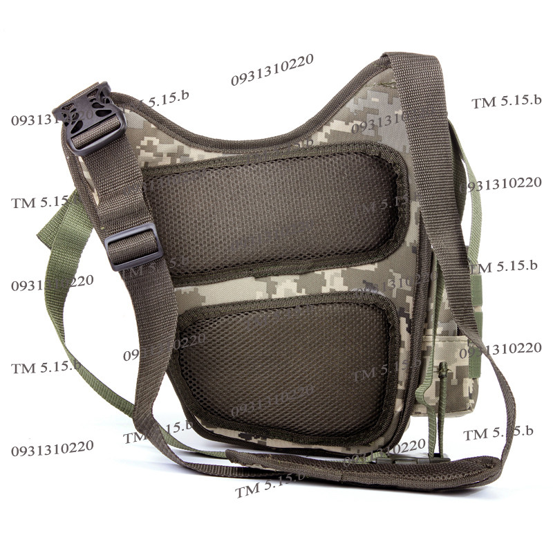 Тактическая сумка, супер-крепкая барсетка плечевая пиксель 257/12 - фото 6 - id-p334029142