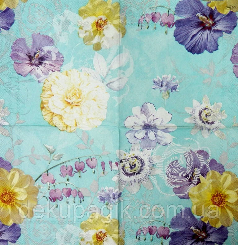 Серветка для декупажу ЦРН-54 (25х25см), фото 1