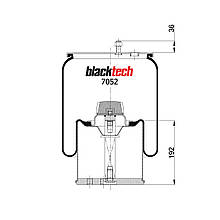 Пневмоподушках BPW RML7052C (BLACKTECH)