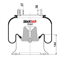 Пневмоподушка FRH/SMB/ROR RML75267C6 (BLACKTECH)