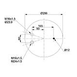 Пневмоподушках Renault RML75023 (BLACKTECH), фото 3