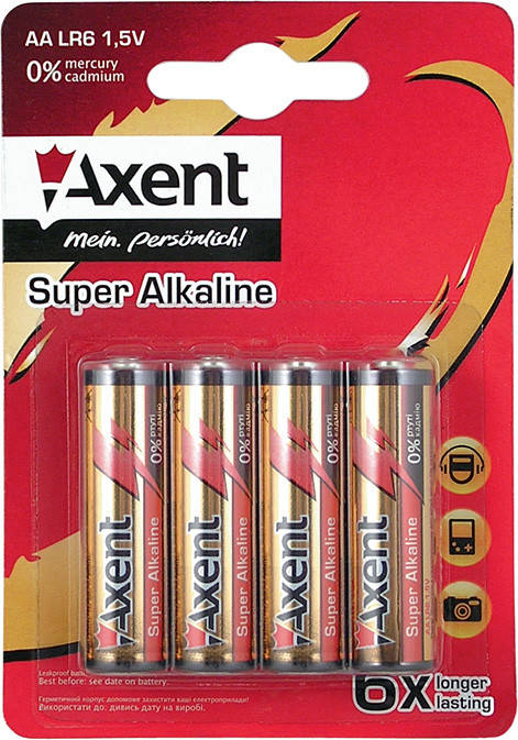 

Батарейки ААА LR03 Axent 4шт 5553-А