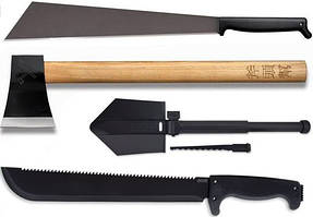 Сокири, лопати, мачете