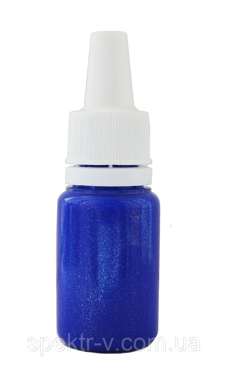Фарба для аерографа JVR Revolution Kolor, ultramarine (з блискітками) #118,10 мл
