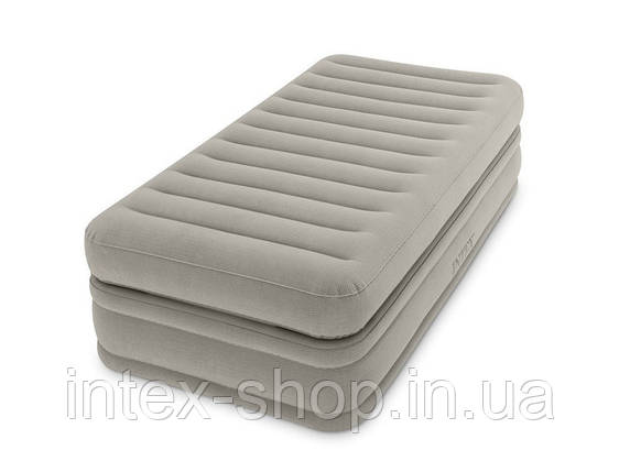 Надувне ліжко з вбудованим насосом 220 В 99х191х51см Intex 64444, фото 1