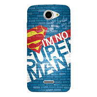 Силиконовый чехол для Lenovo A670t с рисунком i am super man