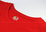 Чоловіча спортивна футболка Fruit of the loom Червоний 61-390-40 Xl, фото 4