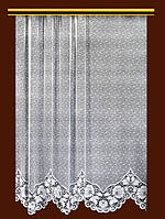 Жакардовий тюль "Роганна" (білий), висота 190 см