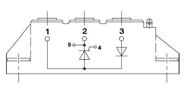 SKKH58/16 E Діодно-тиристорний модуль Semikron Semipack™