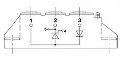 SKKH58/16 E Діодно-тиристорний модуль Semikron Semipack™
