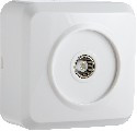 Розетка телевізійна РЗtv-1-Cm-W