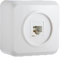 Розетка телефонна РЗtf-1-Cm-W