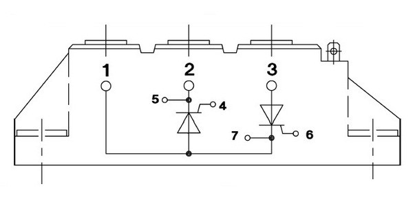 SKKT58/16E — тиристорний модуль