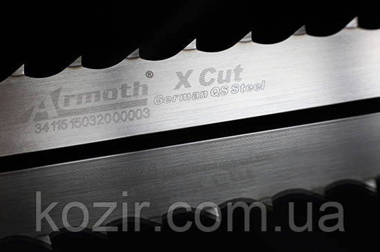 Стрічкові пили для дерева Armoth X-Cut. Стрічкове полотно. Стрічкові пили. Пиляльні полотна для пилорам