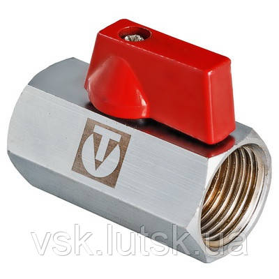 VT.330.N.04 Кран кульовий MINI 1/2" вн.-внутр.