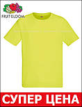 Чоловіча спортивна футболка Fruit of the loom Яскраво-жовтий 61-390-Xk Xl, фото 7