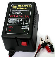 Автоматическое зарядное устройство 0,3-1,2А 6В для мото аккумуляторов Masterwatt