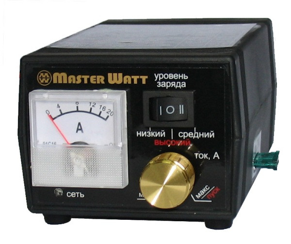 Зарядний пристрій для автомобільних акумуляторів 25 А 12 В Masterwatt
